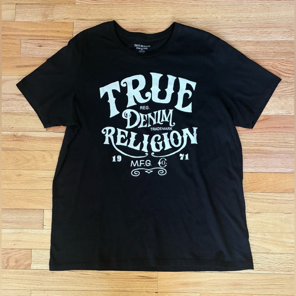 True Religion Denim Shirt MFG 1971 Men’s Size 2XL